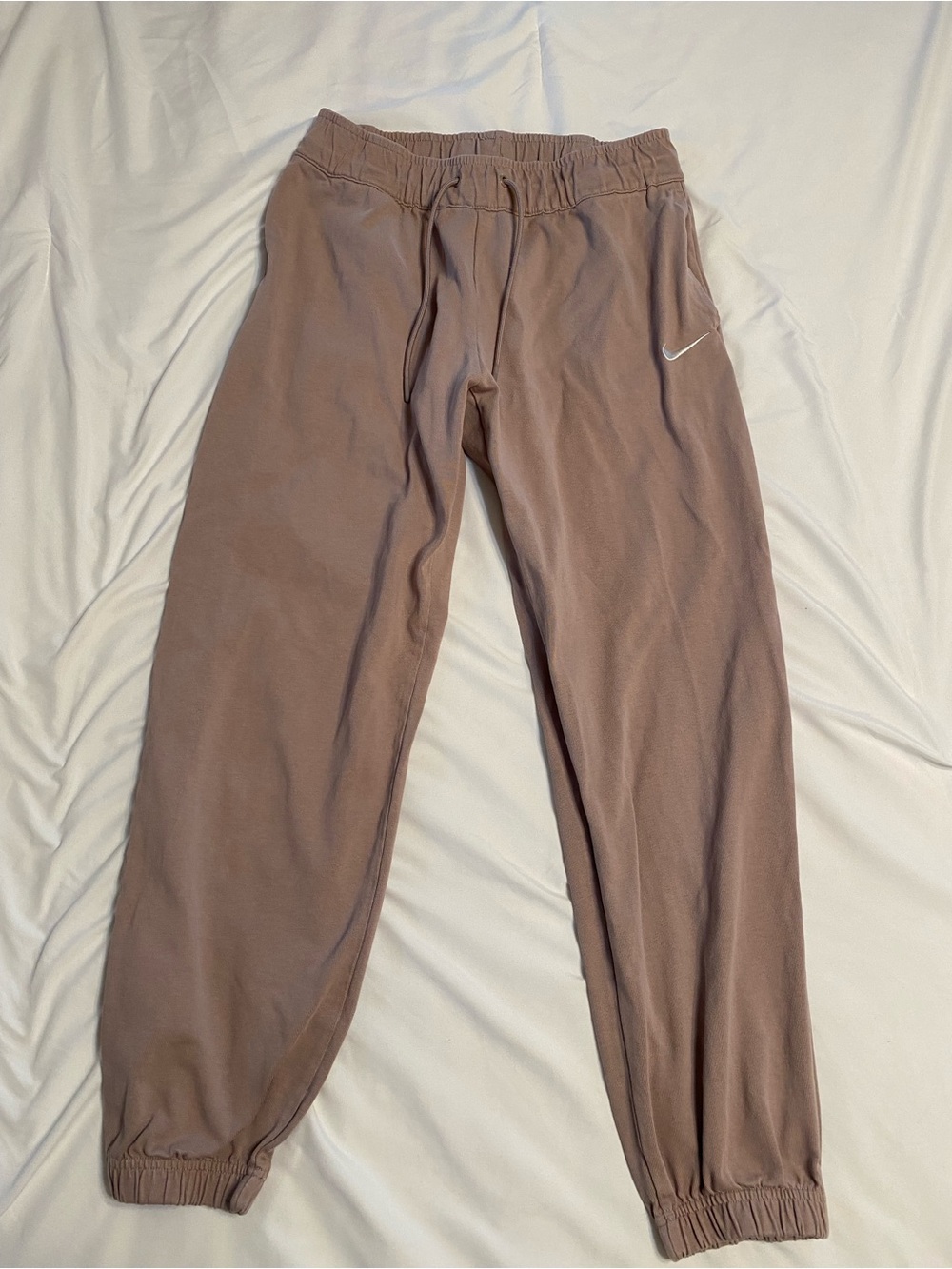 Nike Woman’s Taupe Swoosh Jogger Pants